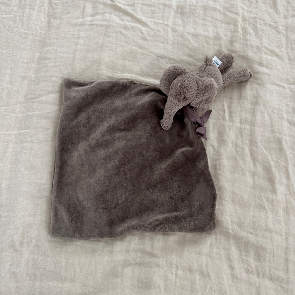 Jellycat Smudge Elephant Lovey Baby Blanket